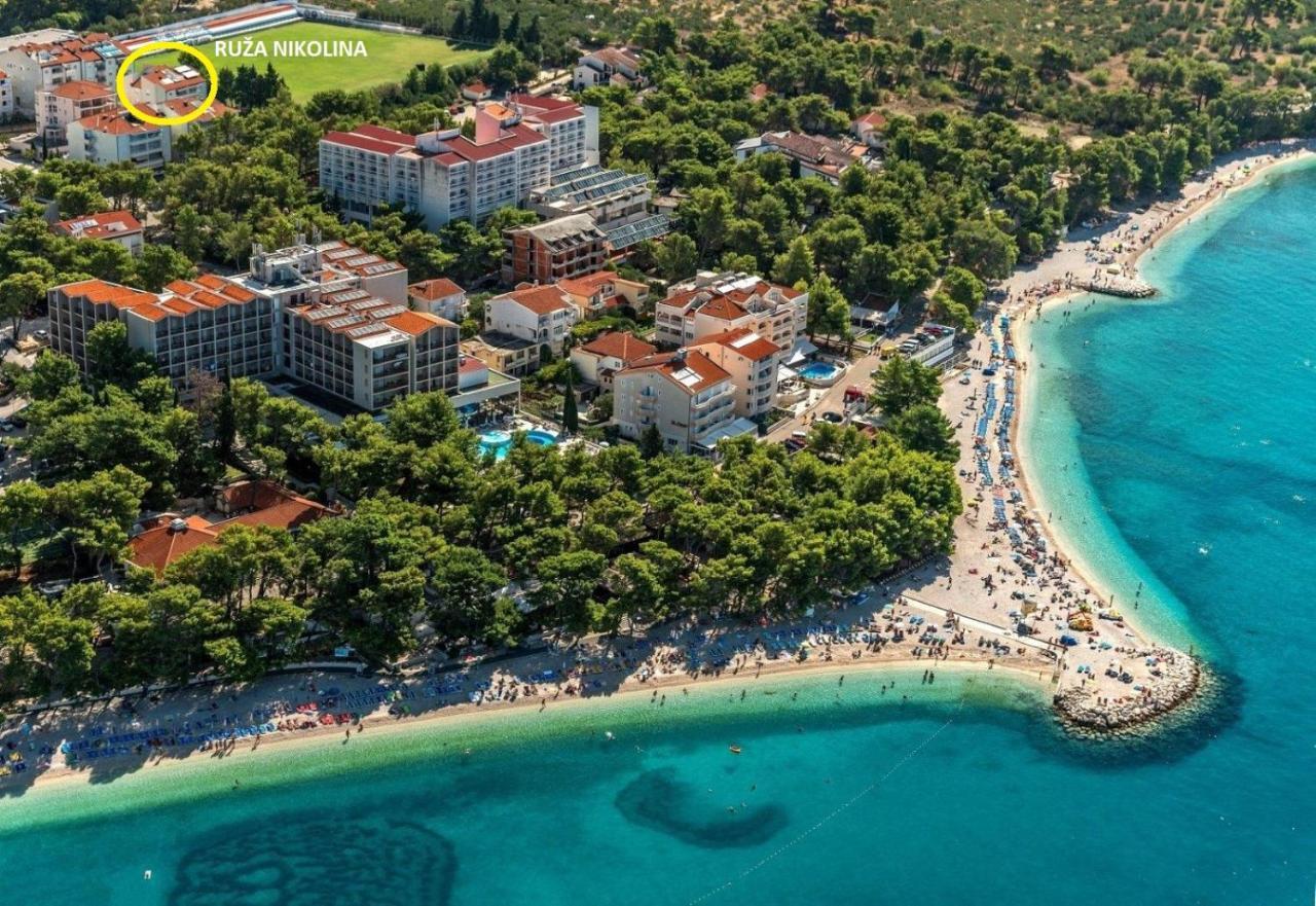 Ruza&Nikolina "1" Apartmani - Baška Voda Εξωτερικό φωτογραφία